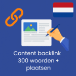Content backlink 300 woorden + plaatsen Nederlands