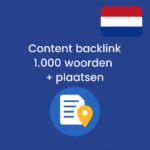 Content backlink 1.000 woorden + plaatsen Nederlands