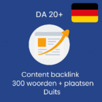 Content backlink 300 woorden + plaatsen Duits DA 20+