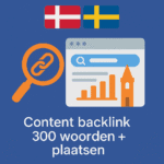 Content backlink 300 woorden + plaatsen Scandinavisch