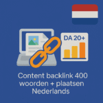 Content backlink 400 woorden + plaatsen Nederlands DA 20+