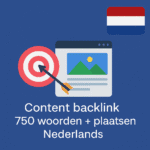 Content backlink 750 woorden + plaatsen Nederlands