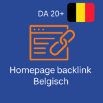 Homepage backlink Belgisch DA 20+
