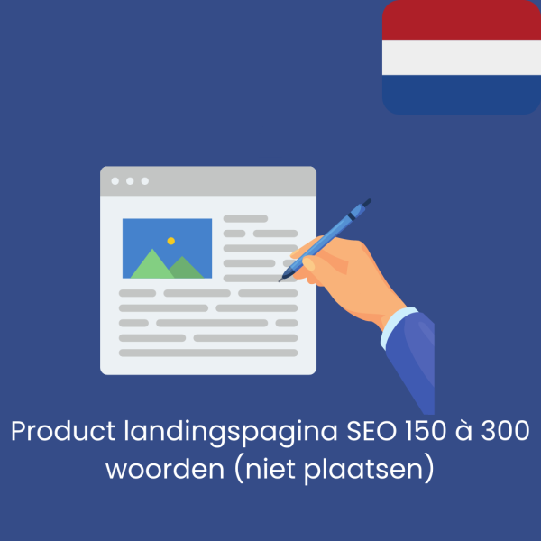 Product landing page SEO 150 to 300 words