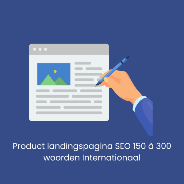 Product landing page SEO 150 to 300 words (do not post) International