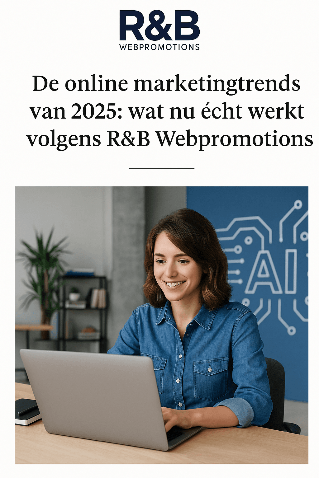 De online marketingtrends van 2025: wat nu écht werkt volgens R&B Webpromotions