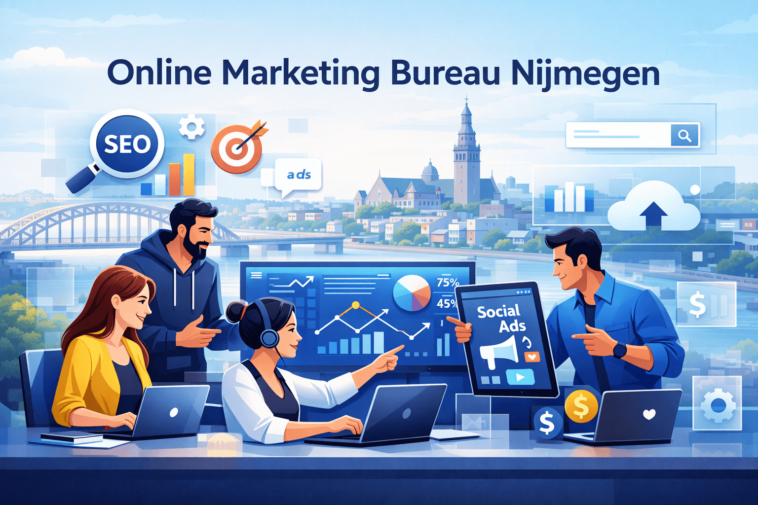 Online marketing bureau Nijmegen afbeelding