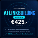 AI Linkbuilding Pakket – Medium AI linkbuilding Medium