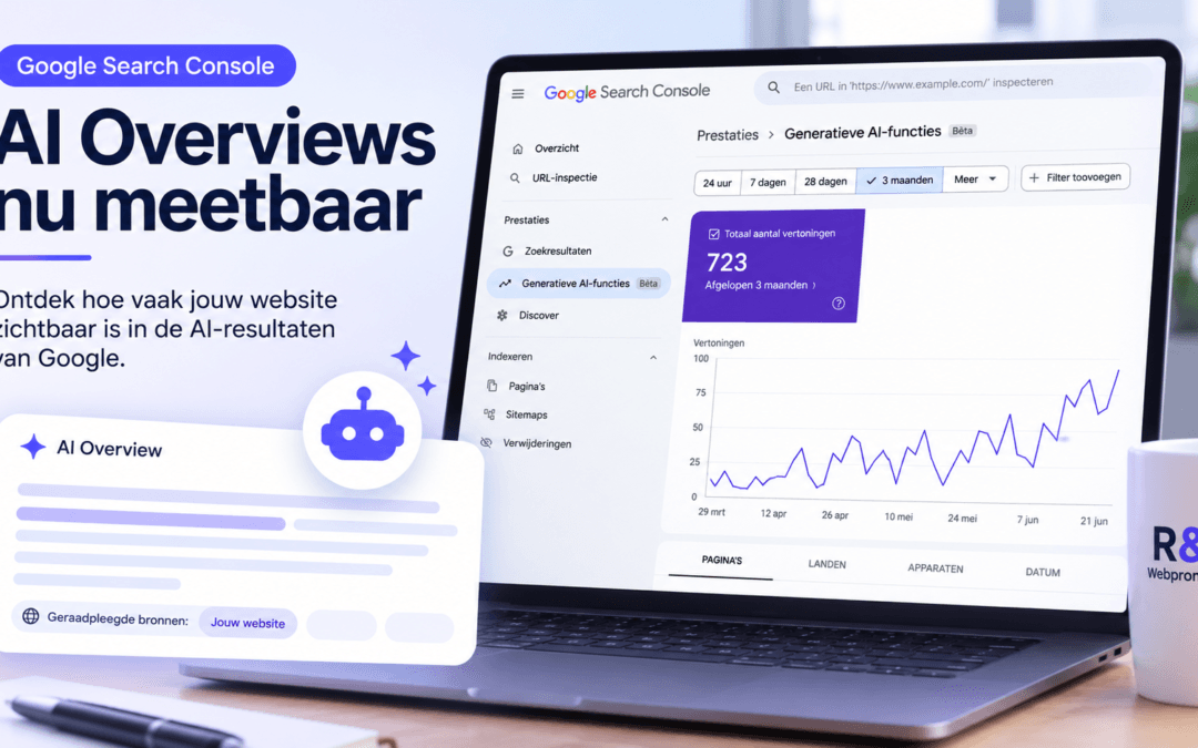 Google Search Console toont nu AI Overviews en AI-vertoningen